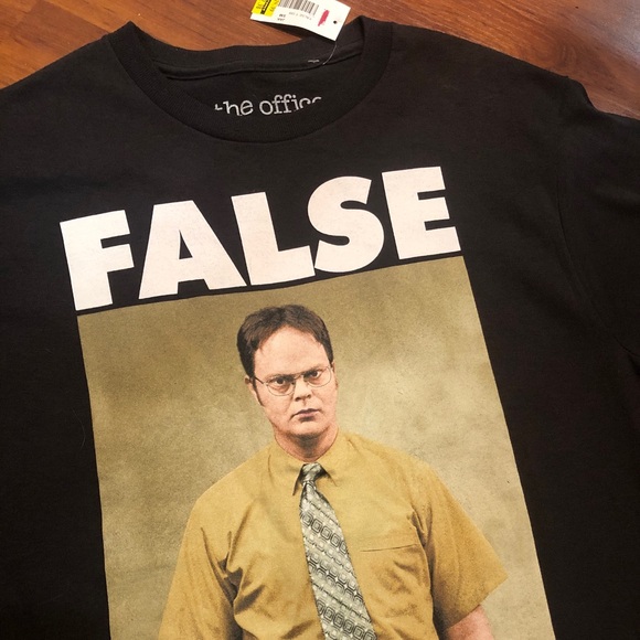 NWT The Office Tee Shirt from Spensers. Size adult Small. Color is black - Picture 2 of 6